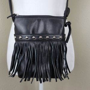 Genuine leather crossbody bag